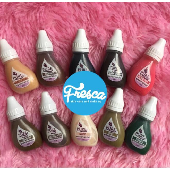 04K3 Bio Pure Ink Tinta Sulam Alis Tattoo Tinta Biopure Mini Sulam Bibir Ix7V