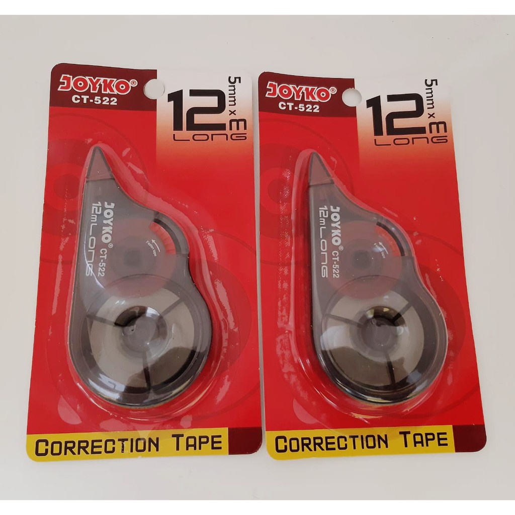 

(AtkSigma) Tip-Ex Kertas JOYKO / Correction Tape JOYKO CT-522 ( per Pcs )