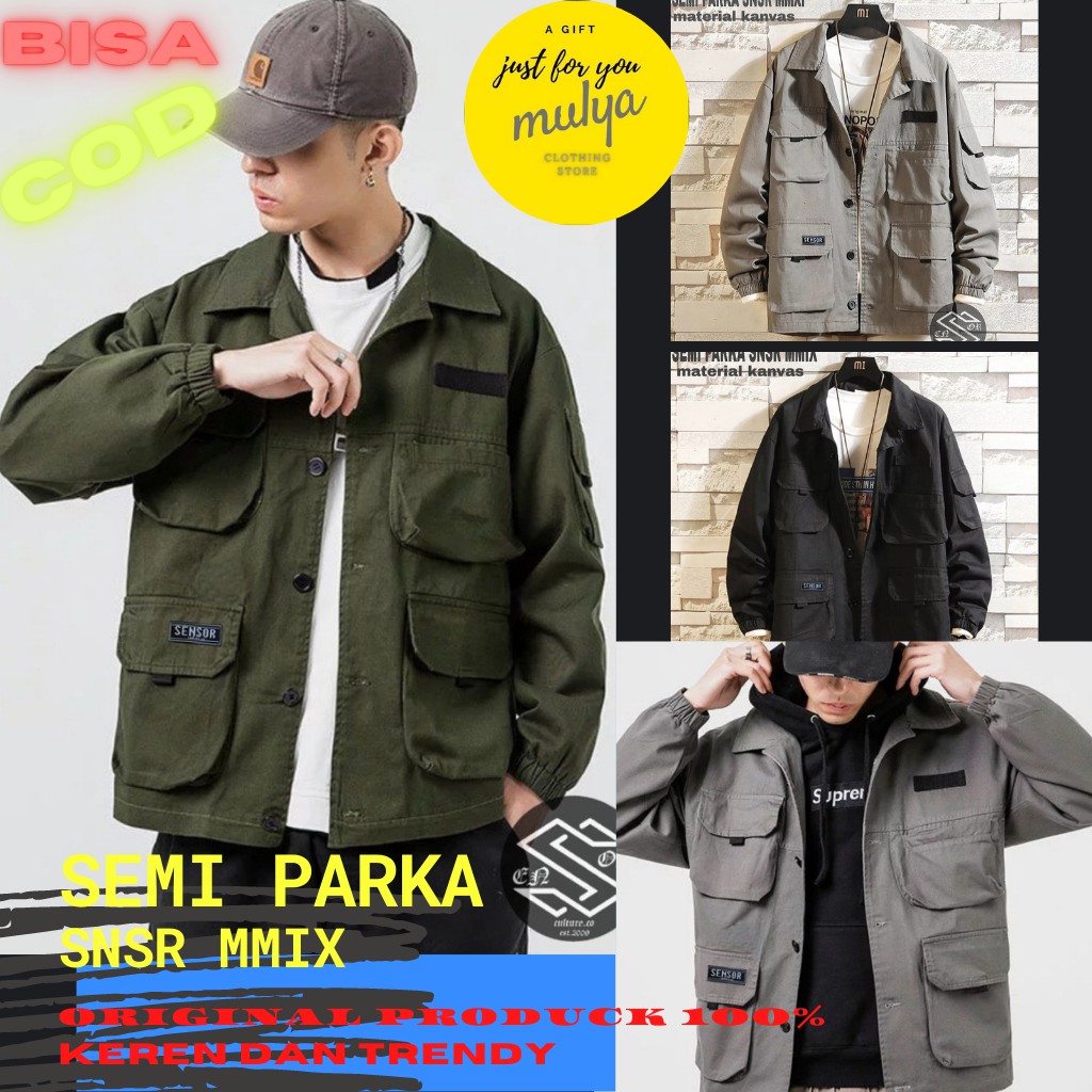 Trucker Jacket || Jaket Semi Parka || Size L FIT XL #TRS SNSR