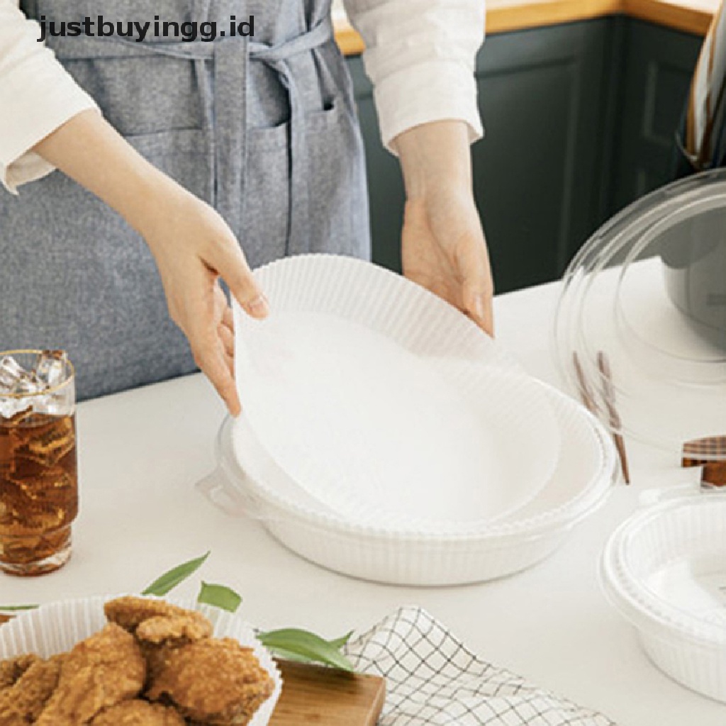 (Justbuyingg.Id) Kertas Alas Air Fryer Anti Lengket Sekali Pakai