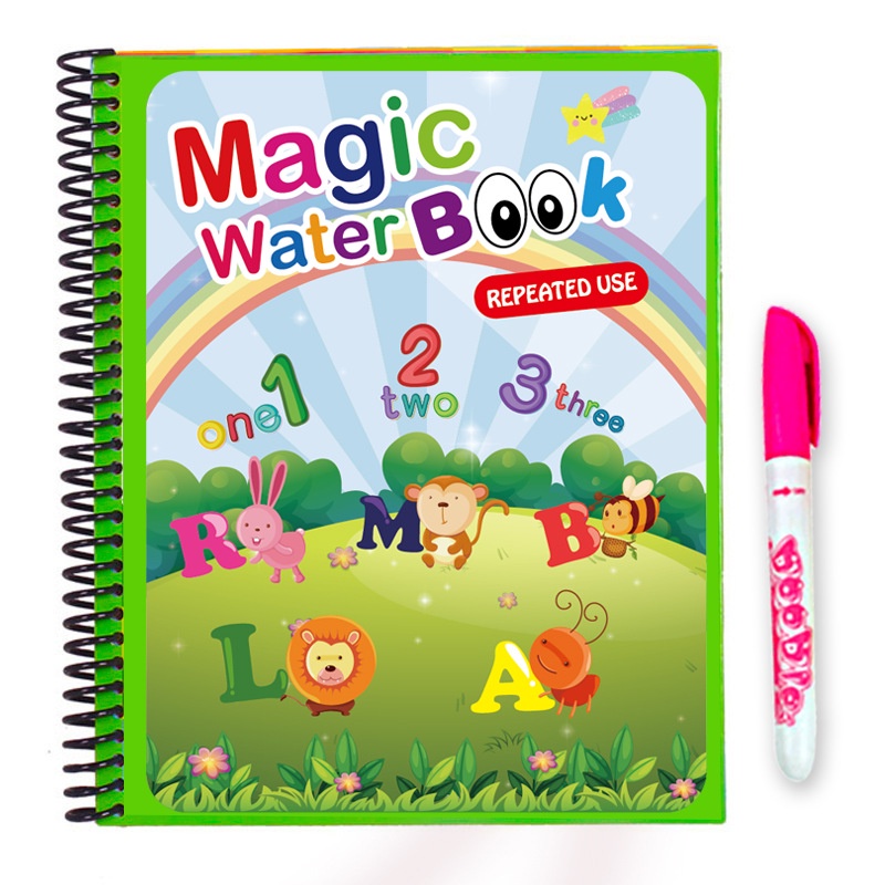 

Magic WATER BOOK / Buku Edukasi menggambar ajaib mainan edukasi anak