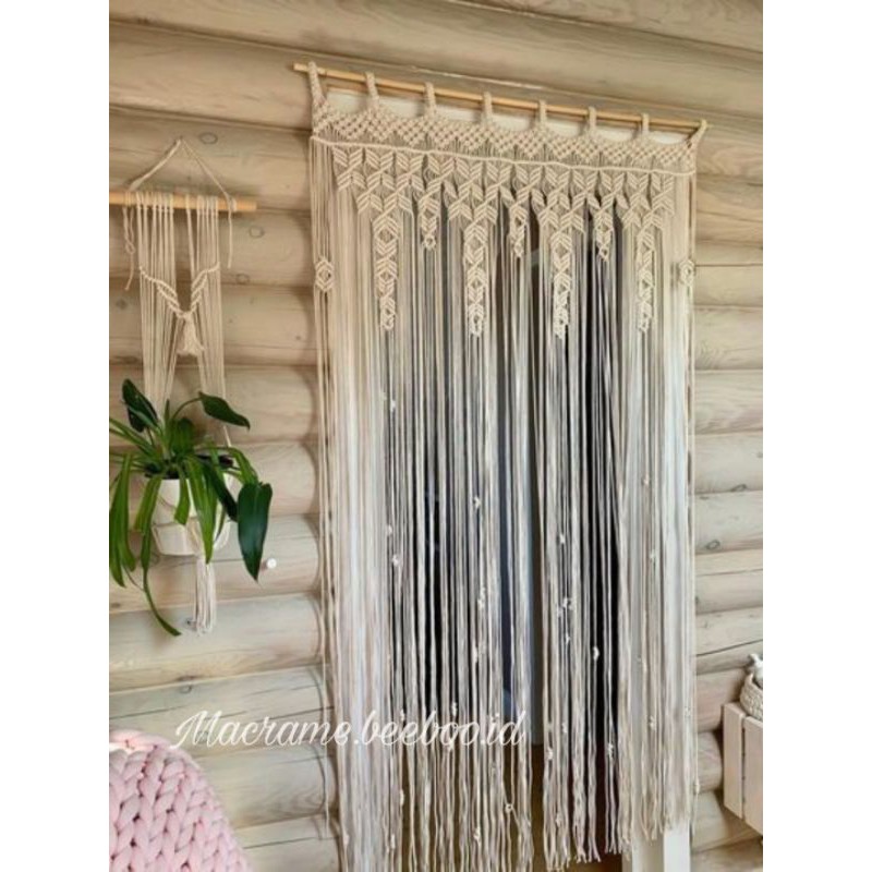 macrame curtain