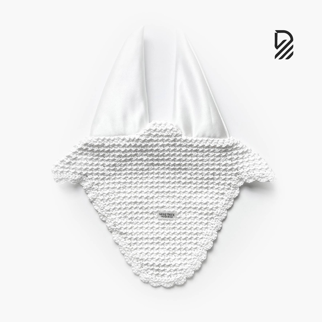 Mine Horse Earnet - All White