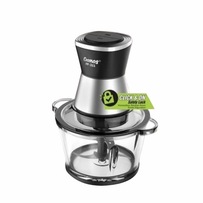 Penggiling daging Cosmos FP-323 1.7liter + kupas bawang / cosmos chopper fp 323 / food processor cos