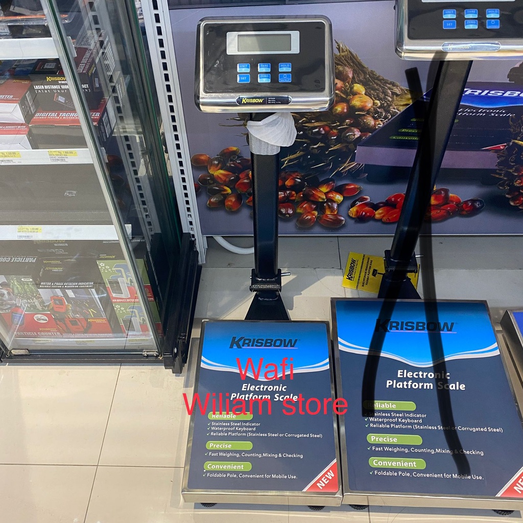 Krisbow Timbangan Duduk Barang Ekspedisi Paket Digital with Tera 60 Kg