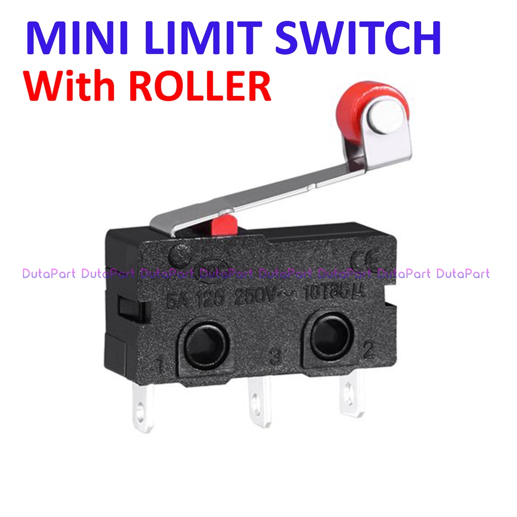 Mini Limit Switch With Roller Roda Saklar Pembatas Micro Switch SPDT