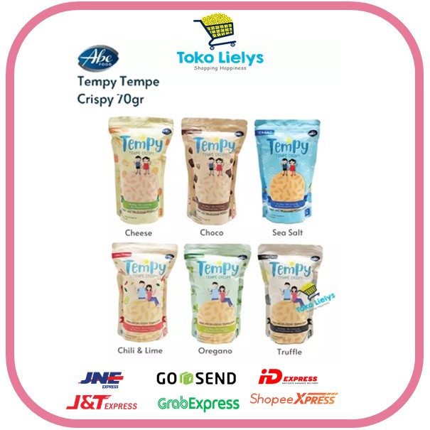 Abe Food Tempy Tempe Crispy NO MSG / Snack Anak Sehat / Keripik Tempe