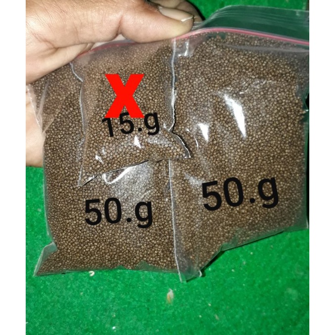 Pakan ikan kecil Cupang,molly,guppy,balon,bibit koi dll