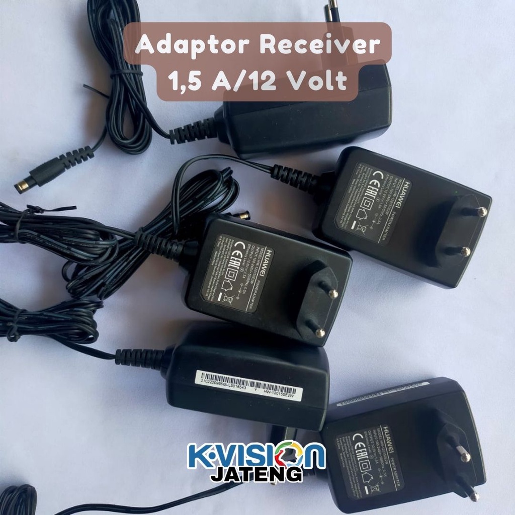 Adaptor Receiver 1A-12V Bisa Untuk Receiver K-Vision Nusantara dll