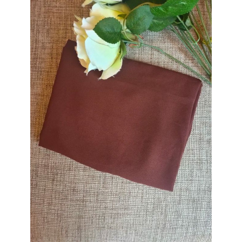 BERGO MARYAM DIAMOND | HIJAB MARYAM | ORIGINAL | AZZURA | BERGO TALI | BERGO POLOS | HIJAB INSTAN-Coklat