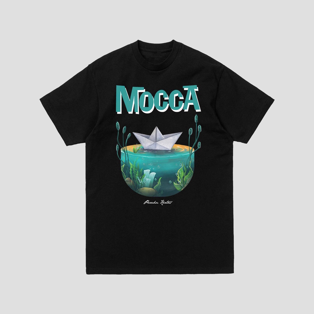 Tshirt Band Mocca Original / Baju Mocca Merch / Kaos Band Ori Mocca