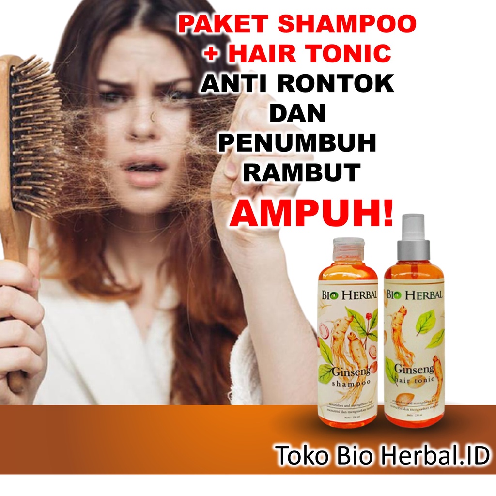 Paket Perawatan Rambut Rontok Serum Rambut Rontok Shampo Anti Rontok Dan Tonic Rambut Rontok B3P