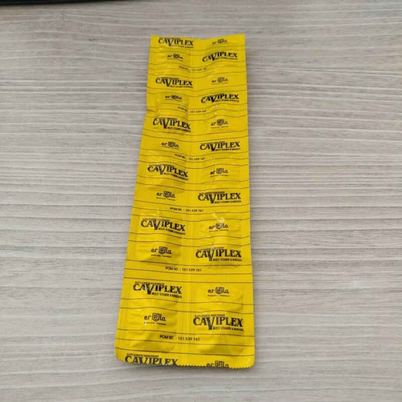 CAVIPLEX TABLET VIT NAFSU MAKAN NUTRISI OTAK SUPLEMEN DAYA TAHAN