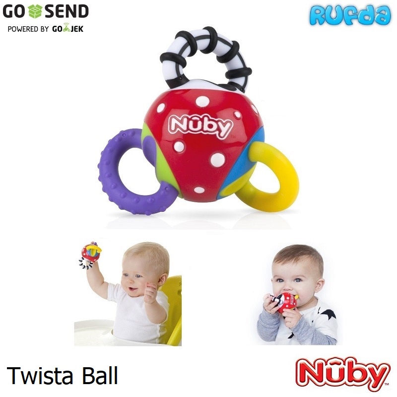 Nuby Twista Ball Teether Rattle