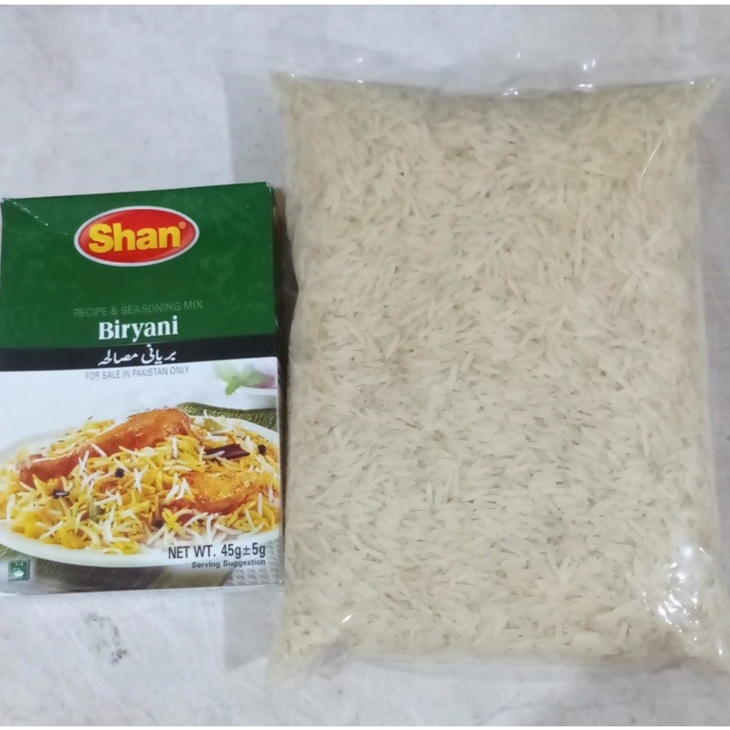 

Paket Hemat Beras Basmati 1kg + 1pcs Bumbu Instan Arab All Varian