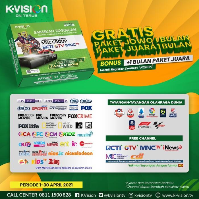 Receiver Parabola K-Vision Bromo C2000 Hd C Band