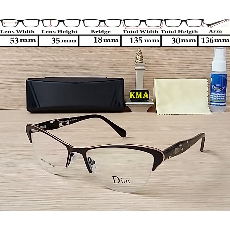 frame kacamata minus / frame minus / kacamata dior frame dior cat eye