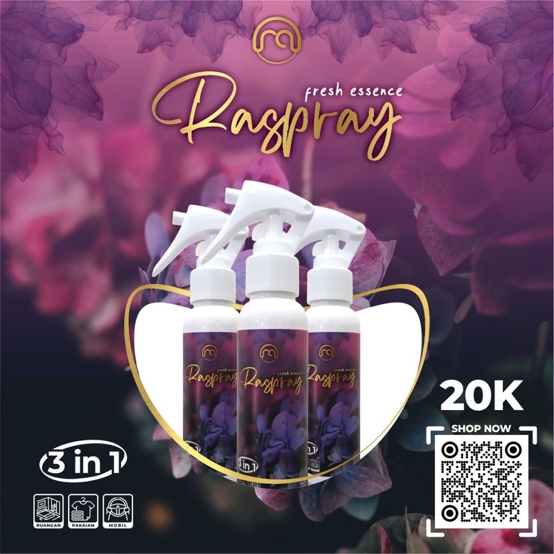 RASPRAY 3in1 parfum spray terbaik