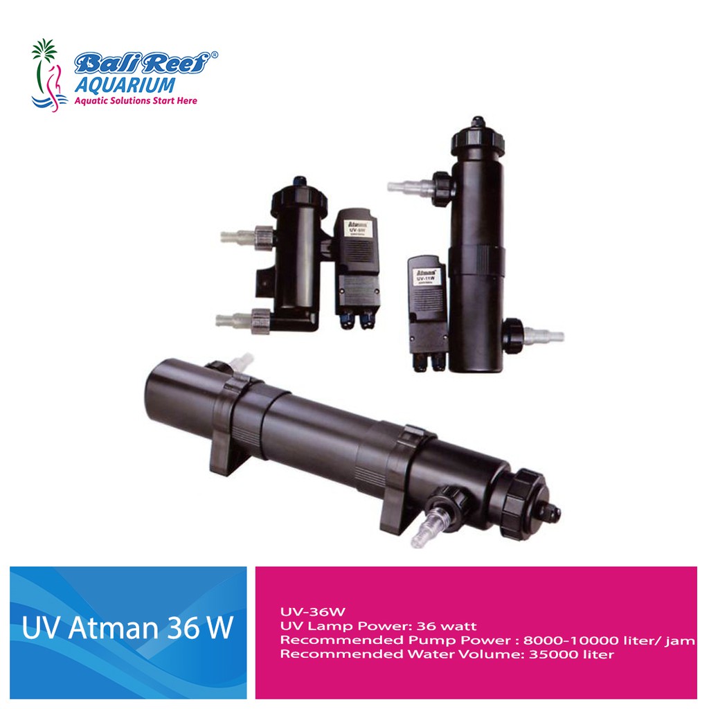 Atman UV 36 W Lampu UV Aquarium