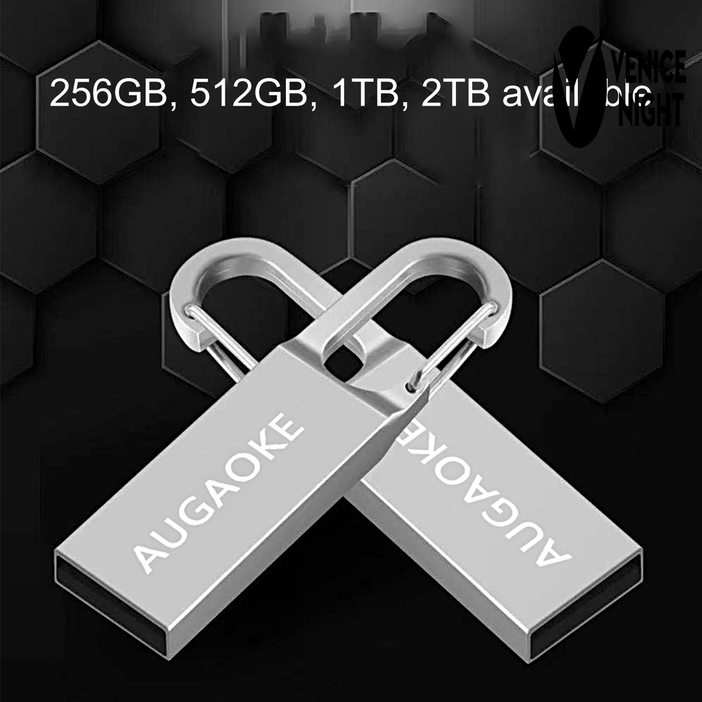 (SF) Flashdisk 256GB / 512GB / 1TB / 2TB AUGAOKE High Speed Transmisi Usb 3.0 Untuk Komputer