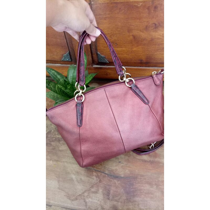 Tas Coach Preloved small kelsey murah second