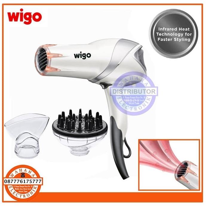 Hair Dryer W-88P Wigo Pro Collection Salon Ionic Infrared ORIGINAL Star Seller Termurah