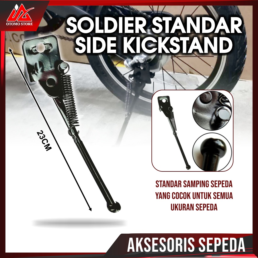 SOLDIER STANDAR Parkir Samping Sepeda Bicycle Side Kickstand H10 Standar Sepeda Original