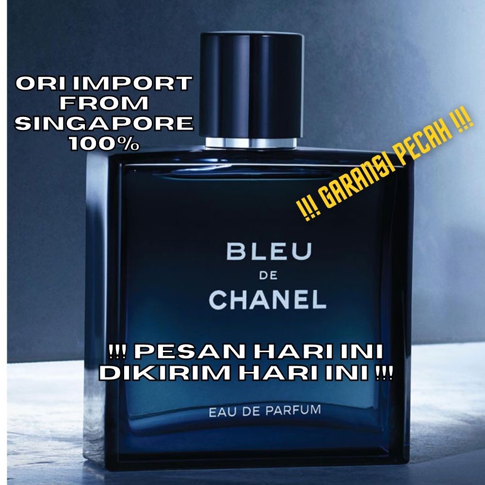 Parfum Parfume Farfum Perfume Farpum Papum Pria Cowok Laki laki Cowo Bleu de Chanel Bleu Blue Parfum
