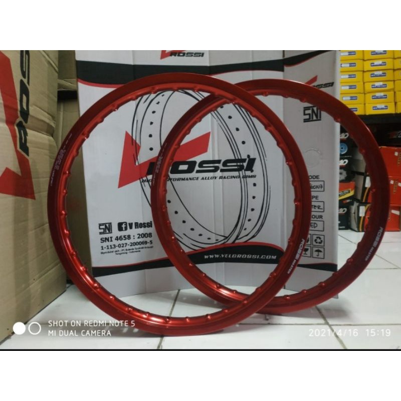 Obral murah Velg Rossi Rossy tipe WM 185 ring 17 RED