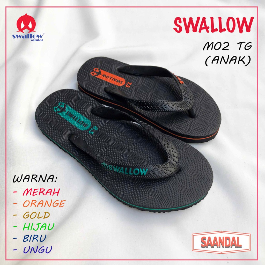 Sandal Jepit Anak Swallow M02 TG (Bisa Eceran)