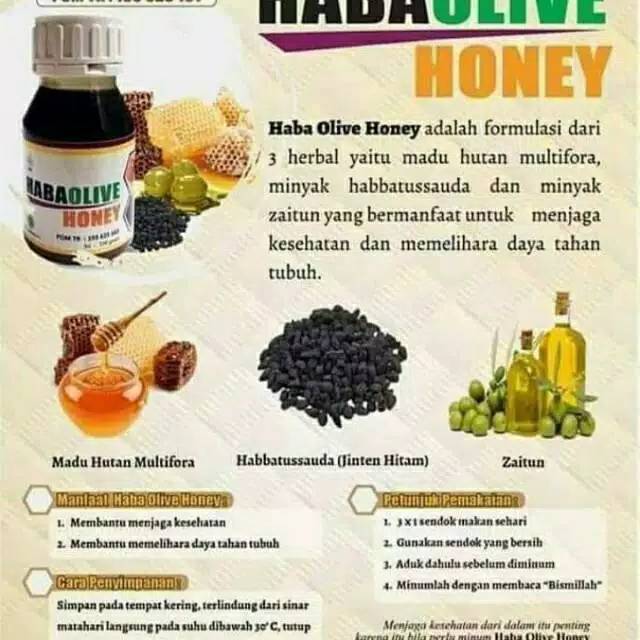 

Habaolive honey asli HWI