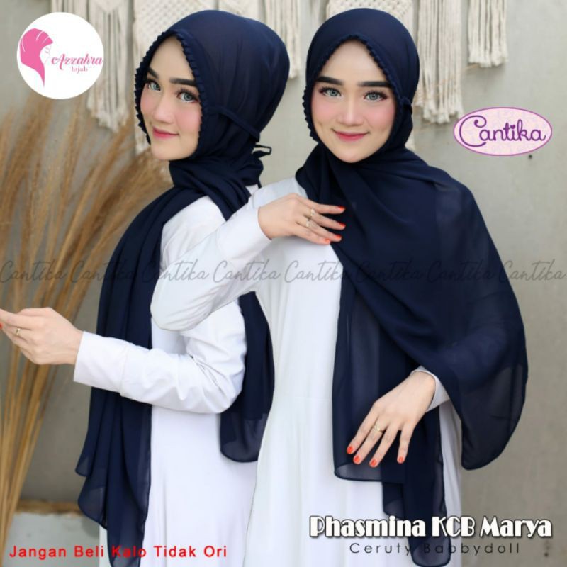 1 kg muat 10 pcs  Fashion Muslim pashmina 175 x 75  instan / Pashmina INSTAN tali maryam KCB 175 x75-3