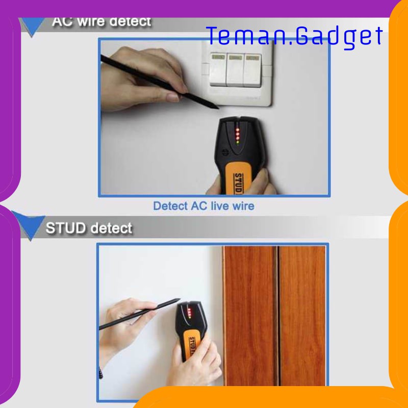 TG-DE065 Stud Finder Detektor Logam Wire Wall Scanner - TS78B