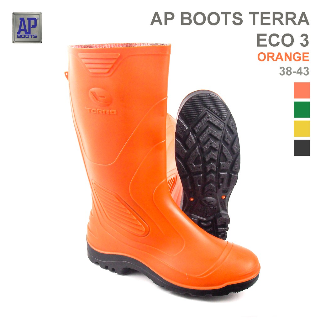 AP BOOTS ECO 3 Sepatu Boot Karet Panjang Original