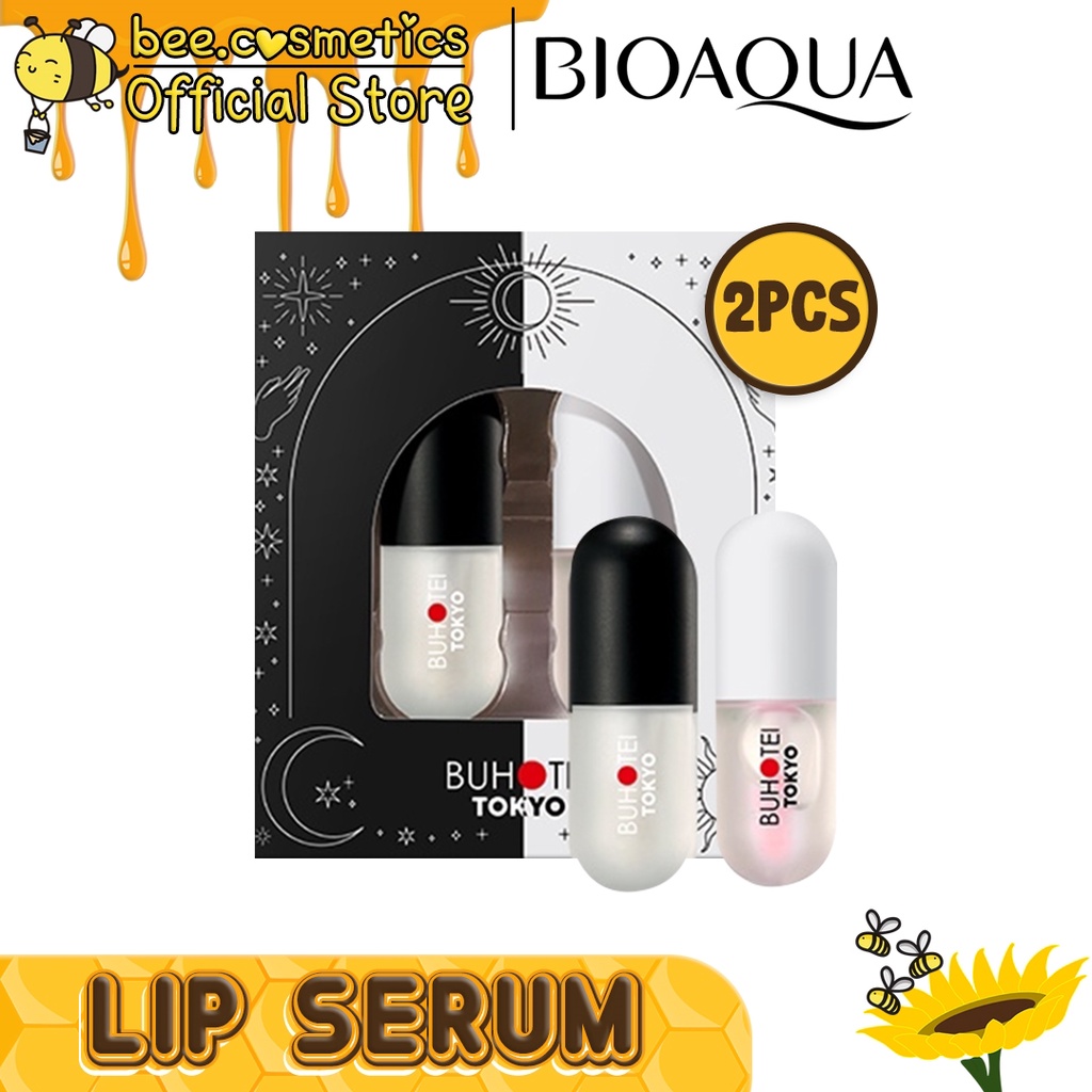 BIOAQUA BUHOTEI LIP SERUM / PELEMBAB BIBIR SET ISI 2PCS 5ML