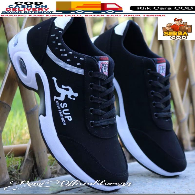 TmO - 8.8 Sale Sepatu pria fashion sneakers tali kekinian trendy Running