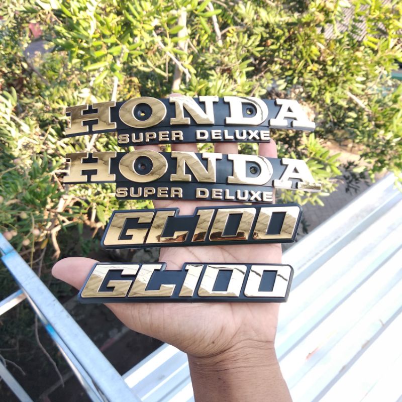 EMBLEM TANGKI SET EMBLEM TUTUP AKI GL100