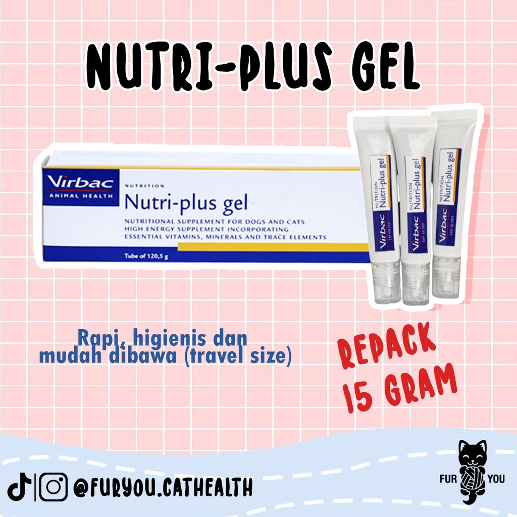 Nutri plus Gel Vibrac repack Nutriplus gel kecil Nutriplus gel murah  grosir Nutriplus gel termurah