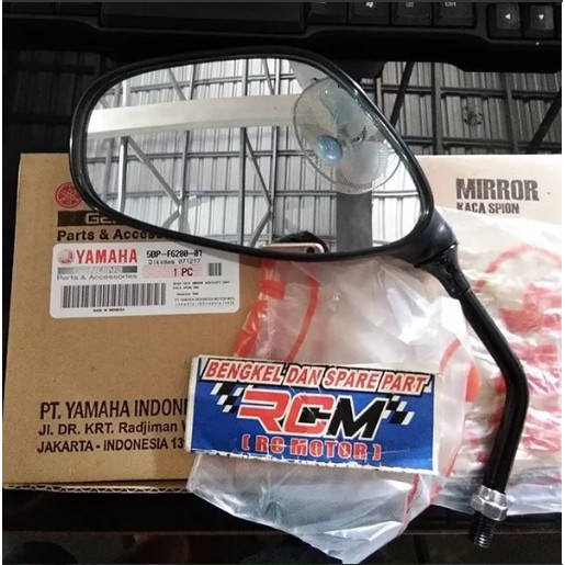 HARGA PERBIJI KACA SPION MIRROR RX KING NEW SCORPIO 5BP ORI ORIGINAL YAMAHA YGP ASLI