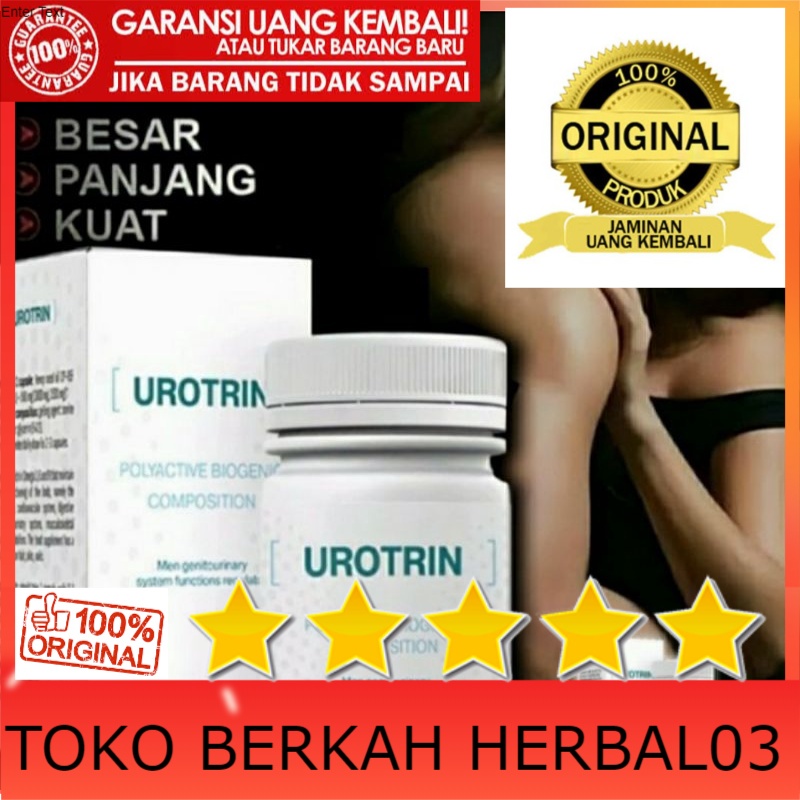 100% ASLI Urotrin Asli Obat Stamina Pria Tahan Lama BPOM Resmi Herbal Terbaru