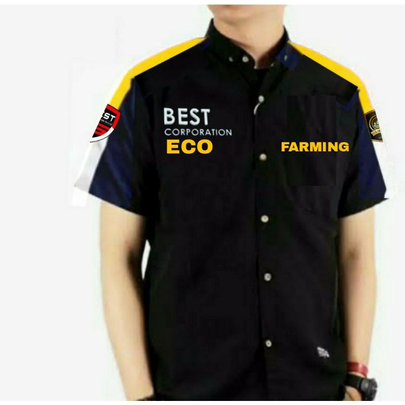 kemeja eco farming best corporation#kemeja bandung#kemeja pt best#kemeja keren#kemeja lapangan