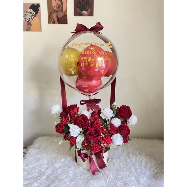 balon pvc basket premium artificial  air baloon gift tangerang gading serpong premium design