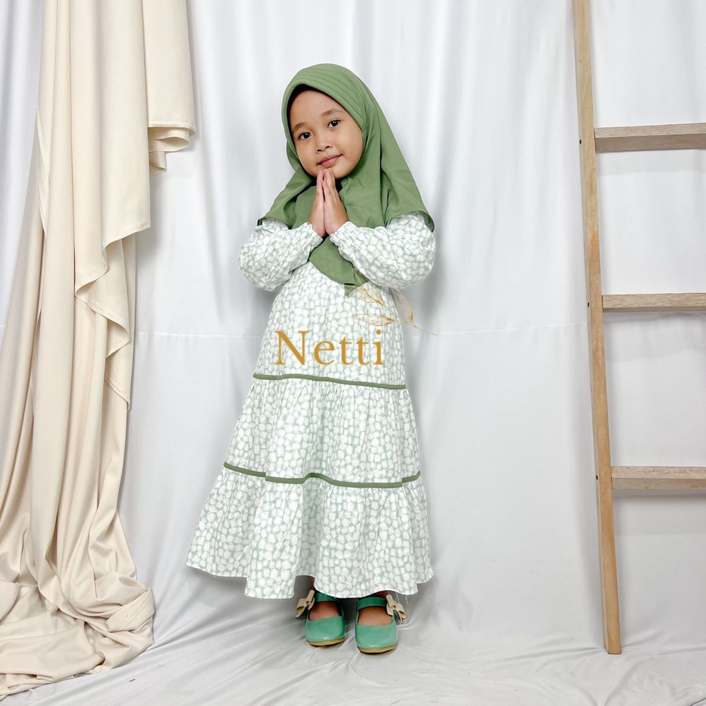 CAILANA DRESS BAJU GAMIS ANAK TANGGUNG USIA 3 TAHUN SAMPAI 12 TAHUN + KRUDUNG / GAMIS ANAK MODEL SUS