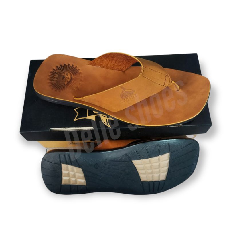 Sandal Pria Kulit Asli Casual original Terbaru