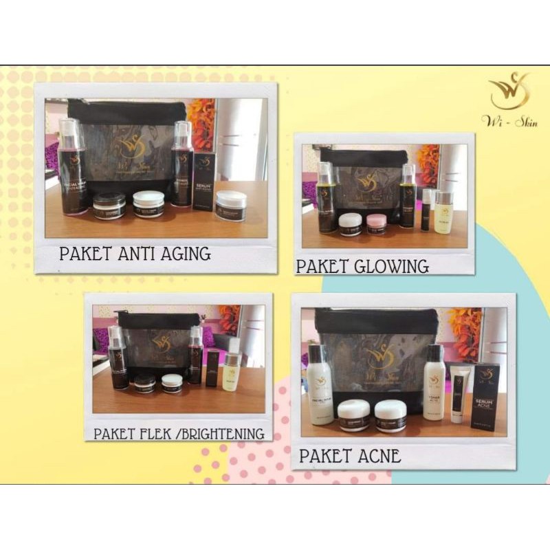 Paket perawatan wajah WI SKIN GLOW