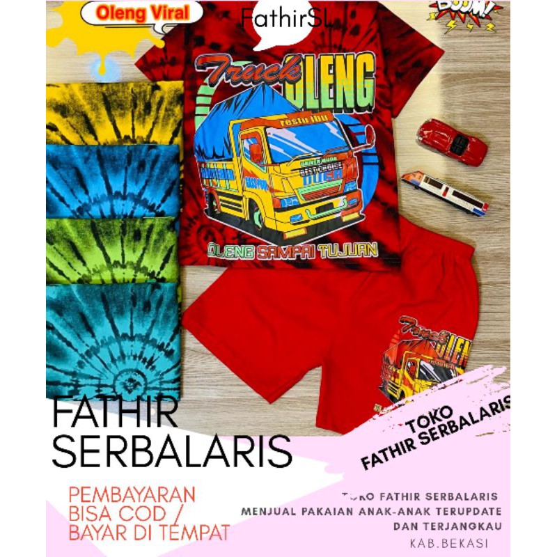 STELAN TRUCK OLENG ANAK TERBARU / BAJU STELAN ZONA TRUCK OLENG ANAK KEKINIAN