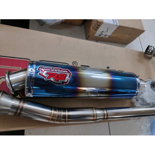 PROMO BIG SALE KNALPOT RACING R9 TERMURAH ORIGINAL 100% NEW MUGELLO HONDA CB150R LAMA