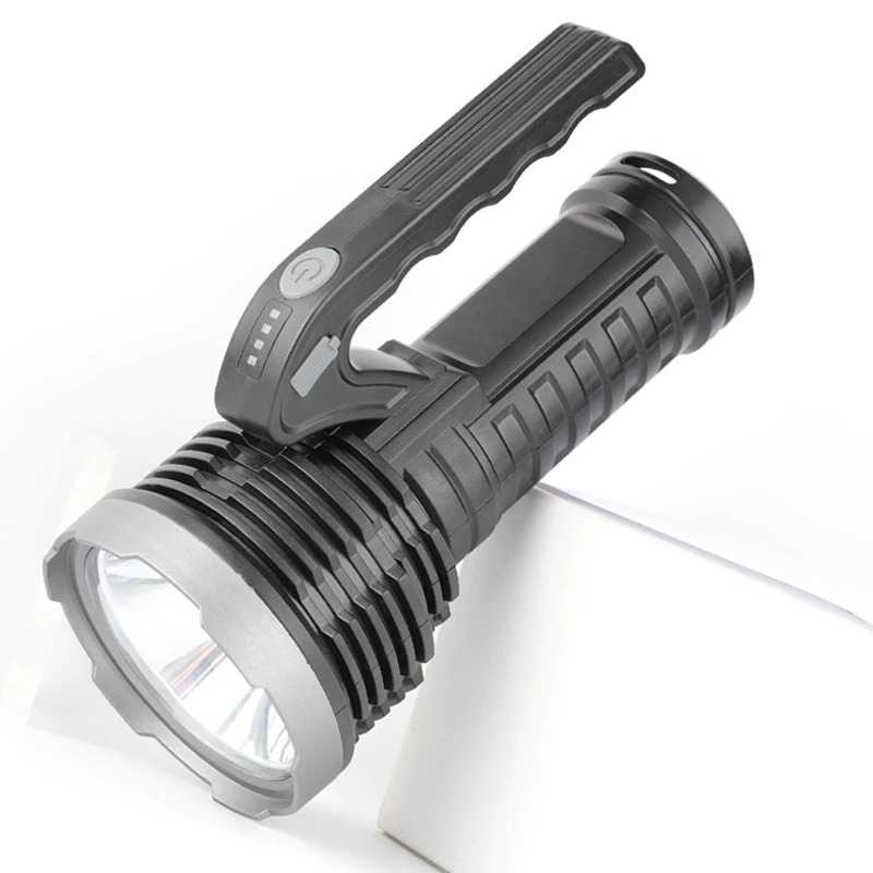 Senter LED Portable Flashlight Recharge T6+COB 1000 Lumens Elektronik Flash Light Outdoor Camping Berkualitas