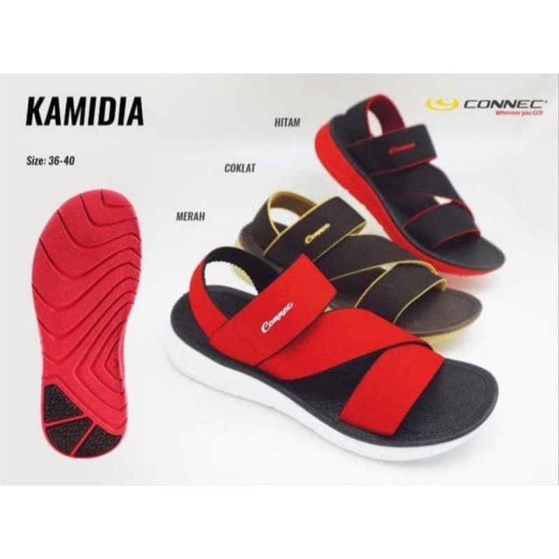 sandal gunung wanita connec Kamidia original