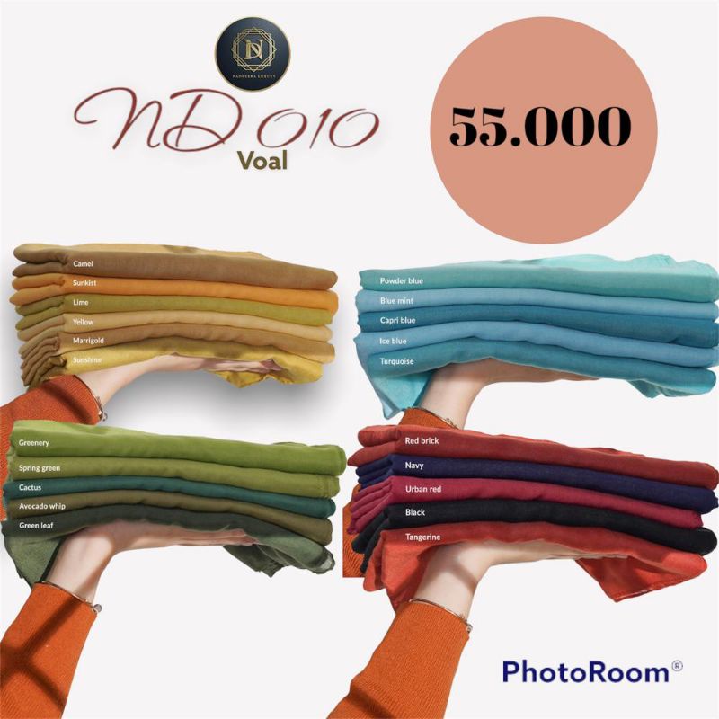 ND 010//Segiempat//Nadheera Hijab